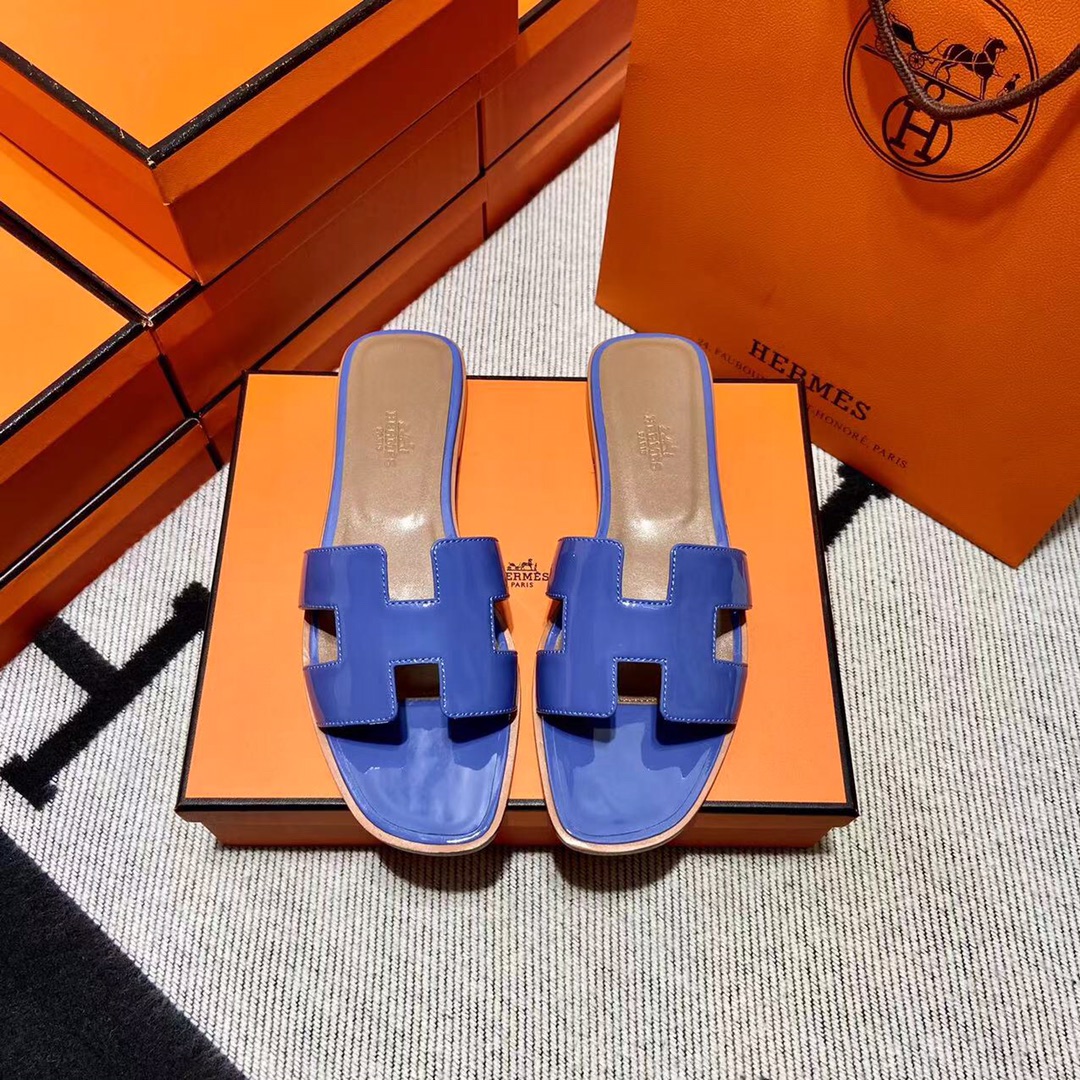 에르메스 올수공 오란 슬리퍼 샌들 페이던트 37